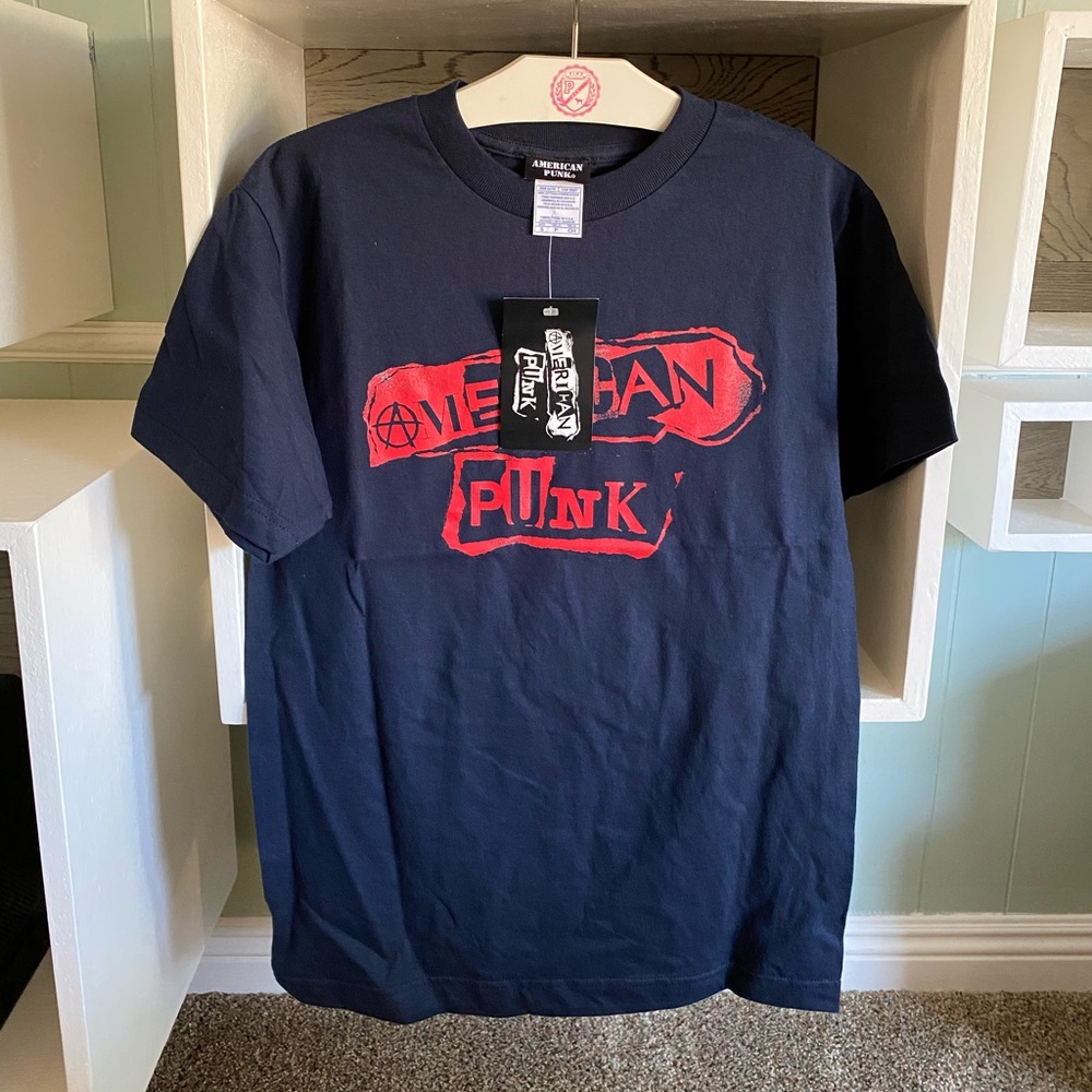 American Punk • Blue With Red Ink • T-Shirts